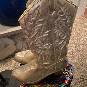 Gold torrid cowgirl boots
